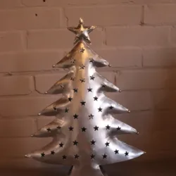 Kerstboom mat zilver - Varios
