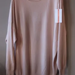 Heerlijke trui met viscose Beige KLEDING 90 graden oost 2